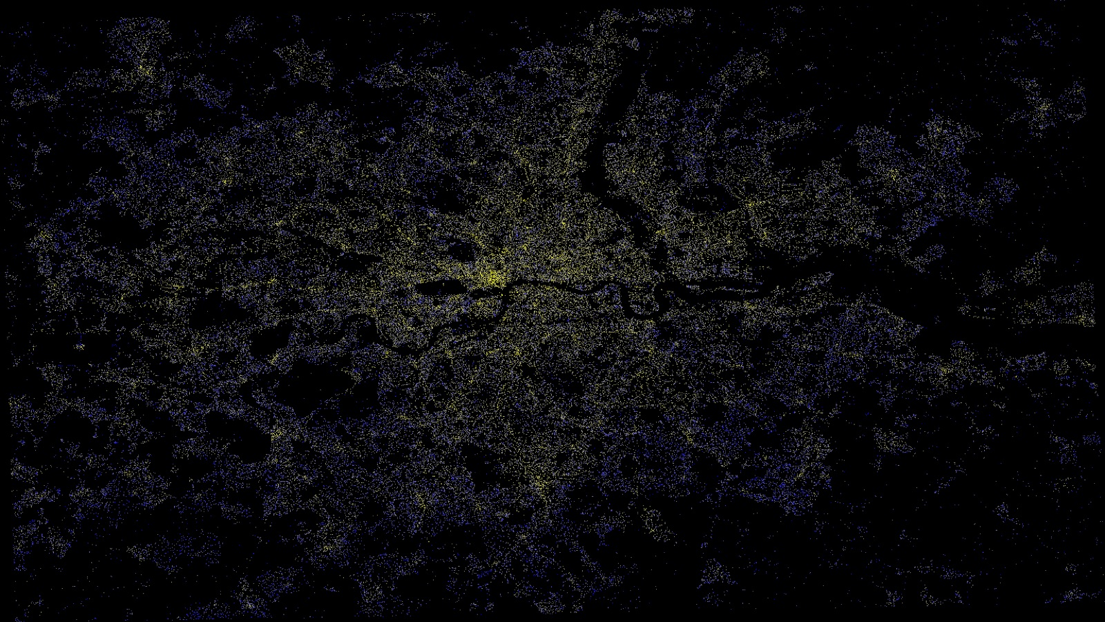 Crime distribution over Greater London