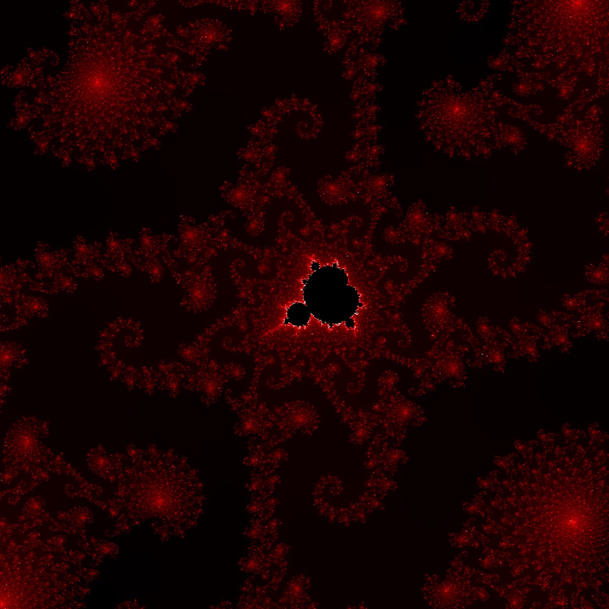 Mandelbrot zoom (red)