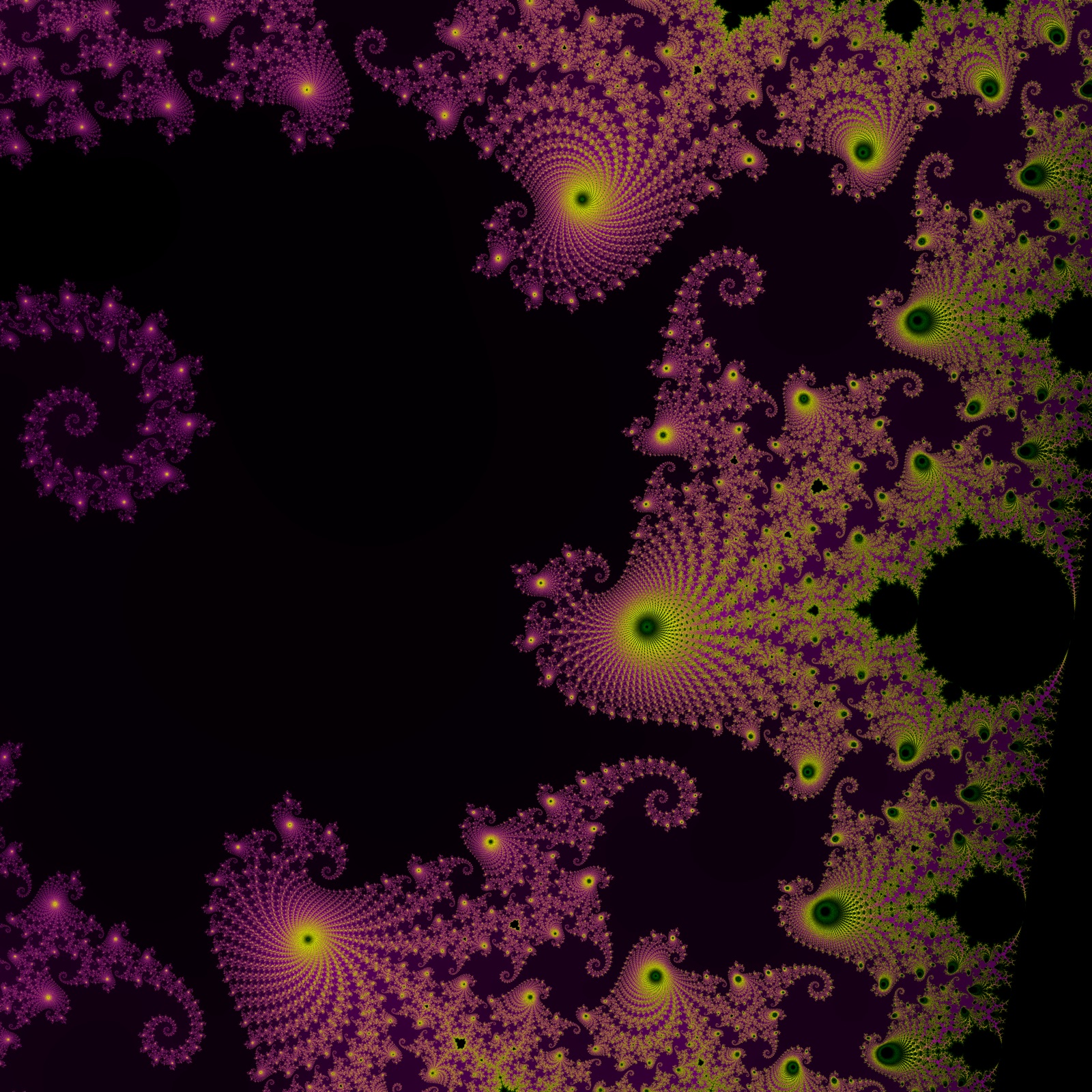 Mandelbrot detail 'tapijt'